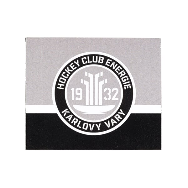 Fan magnetka K. Vary "Logo alternativní" šedá